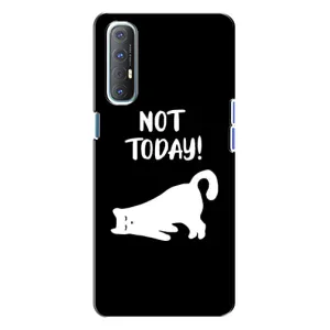 Бампер з зображенням Котиків для Оппо Рено 3 (Not Today)