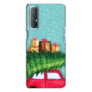 Чохол новорічна ялинка на Oppo Reno 3 (Новорічний настрій)