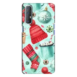 Чохол Санта Клаус для Oppo Reno 3 (Одяг)