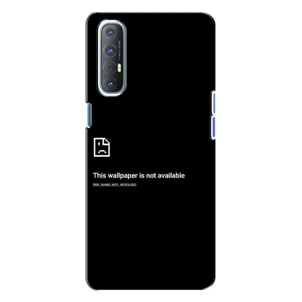 Чехол с рисунком «Ошибка» для OPPO Reno 3 Чехол с рисунком «Ошибка» для OPPO Reno 3