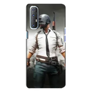 Чохол з картинкою "Герой Pubg" на Oppo Reno 3 (Пабг)