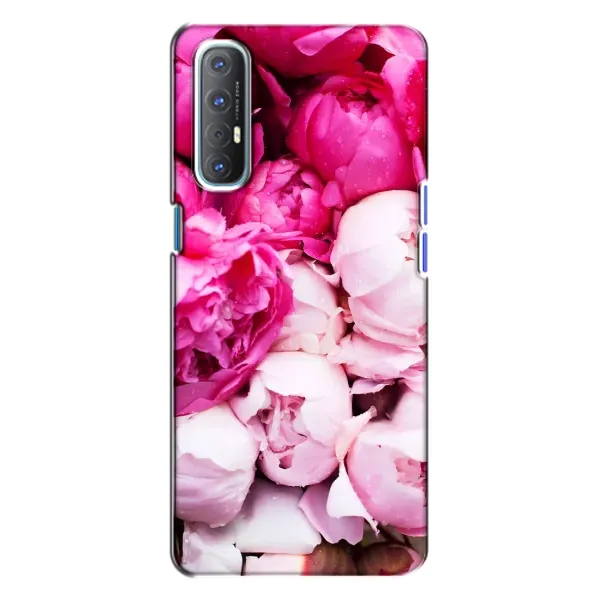 Чехол с рисунком «Пионы» для OPPO Reno 3 Чехол с рисунком «Пионы» для OPPO Reno 3