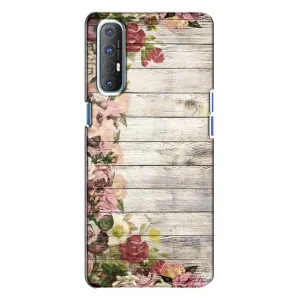 Чехлы с тематикой "ЦВЕТЫ" на Oppo Reno 3 (Плетущиеся цветы)