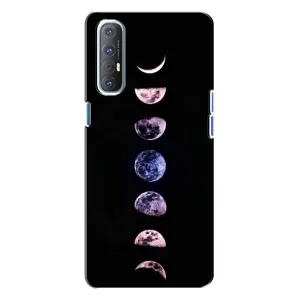 Чехол (ТПУ) с планетами на Oppo Reno 3 (Плнеты)