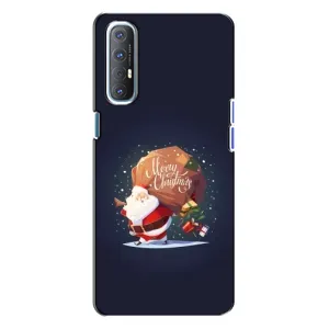 Чохол Санта Клаус для Oppo Reno 3 (Подарунки від Санти)