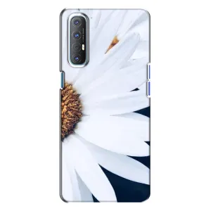 Чехол с ромашками на Oppo Reno 3 (Пол ромашки)