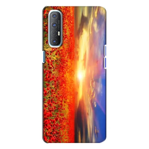 Чехол с рисунком «Поле тюльпанов» для OPPO Reno 3 Чехол с рисунком «Поле тюльпанов» для OPPO Reno 3