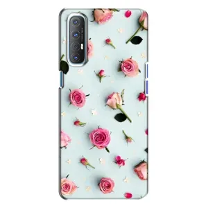 Чехлы с принтом Розочки для Oppo Reno 3 (Разные цветы)