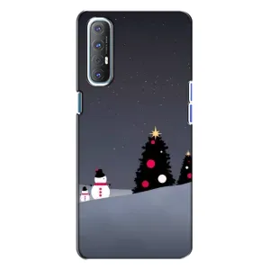 Чохли на Новий Рік Oppo Reno 3 (Сніговички)