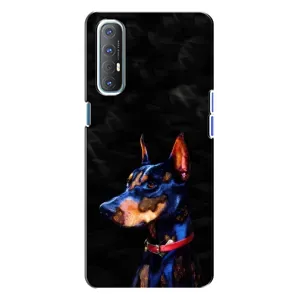 Бампер для Oppo Reno 3 з картинкою "Песики" (Собака Мопсік)