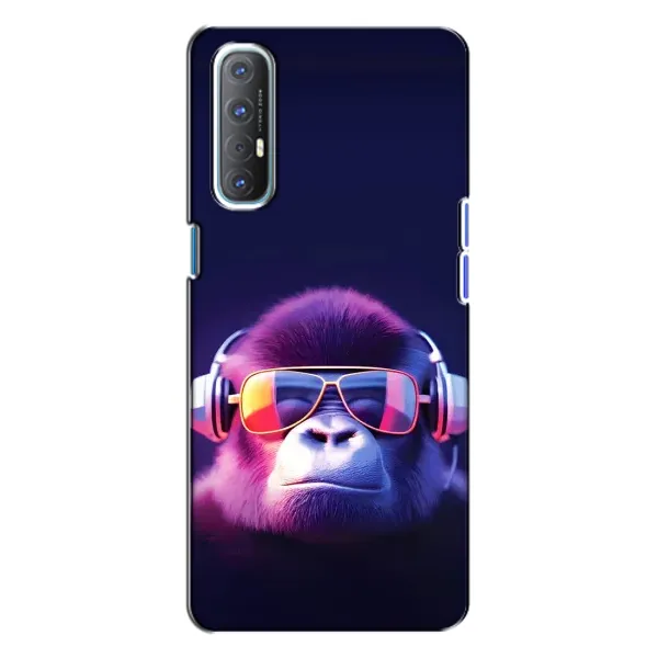 Чехол с рисунком «Стильная обезьяна» для OPPO Reno 3 Чехол с рисунком «Стильная обезьяна» для OPPO Reno 3