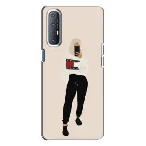 Силіконовый Чохол на Oppo Reno 3 з картинкой Модных девушек (Стильна)