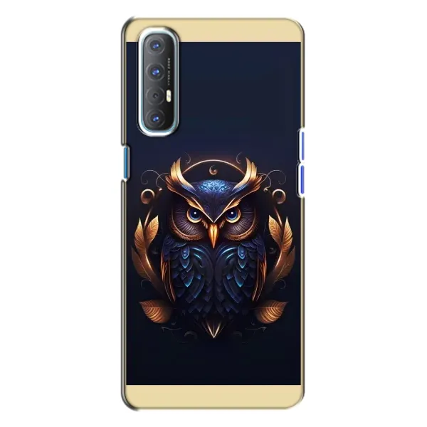 Чехол с рисунком «Стильная Сова» для OPPO Reno 3 Чехол с рисунком «Стильная Сова» для OPPO Reno 3