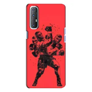 Чохли з прінтом Спортивна тематика для Oppo Reno 3 (Тайсон Бокс)