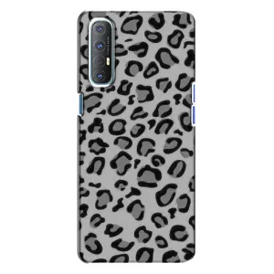 Чохол з леопардовим принтом на Oppo Reno 3 (Темний леопард)