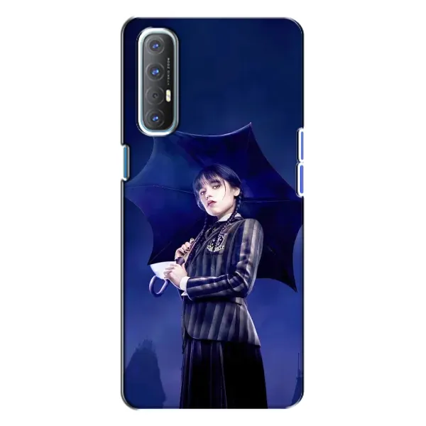 Чехол с рисунком «Уэнсдей с зонтом» для OPPO Reno 3 Чехол с рисунком «Уэнсдей с зонтом» для OPPO Reno 3