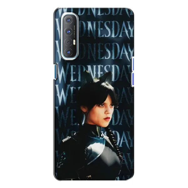 Чехол с рисунком «Уэнздей с ушками» для OPPO Reno 3 Чехол с рисунком «Уэнздей с ушками» для OPPO Reno 3