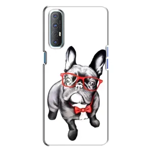 Бампер для Oppo Reno 3 з картинкою "Песики" (В окулярах)