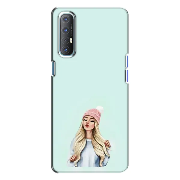 Чехол с рисунком «В шапке» для OPPO Reno 3