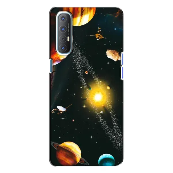 Чехол с рисунком «Вид с космоса» для OPPO Reno 3 Чехол с рисунком «Вид с космоса» для OPPO Reno 3