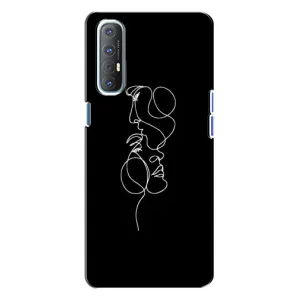Силіконові Чохли Коханій людині для Oppo Reno 3 (Закохана пара)