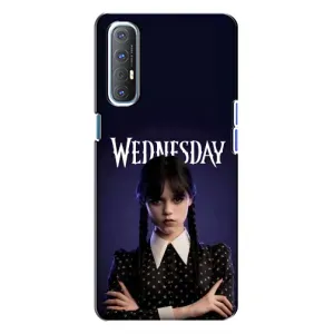 Чехлы с принтом Уэнсдей на Oppo Reno 3 (Wednesdey)