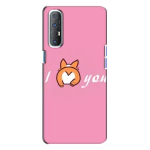 Силіконові Чохли Коханій людині для Oppo Reno 3 (Я тебе кохаю)