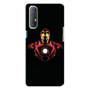 Чехол Супергерой Железный человек на Oppo Reno 3 (Железный человек)