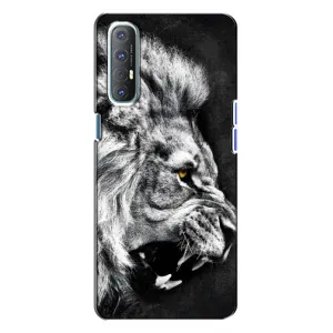 Чохол з картинкою на Oppo Reno 3 (Злий Лев)