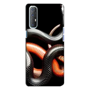 Чохли з зображенням різних тварин на Oppo Reno 3 (Змія)