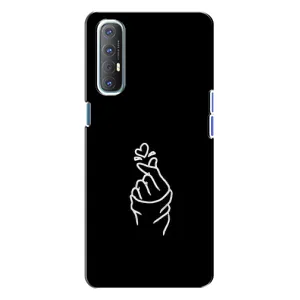 Чохол (Знак сердечка) для Oppo Reno 3 (Знак Сердечка)