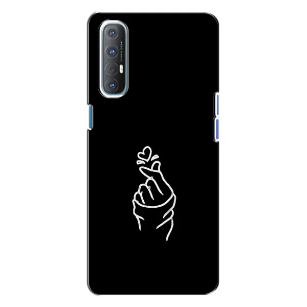 Чехол с рисунком «Знак Сердечка» для OPPO Reno 3 Чехол с рисунком «Знак Сердечка» для OPPO Reno 3
