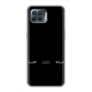 Силіконовий бампер з картинкою машини на OPPO Reno 4 Lite (Сілует Audi)