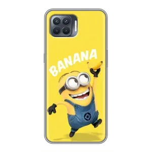 Мультяшный принт на Чехол для Оппо Рено 4 Лайт (Banana)