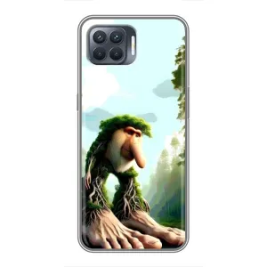 Чехол с мемами тралалело тралала для OPPO Reno 4 Lite (Брр брр патапим)
