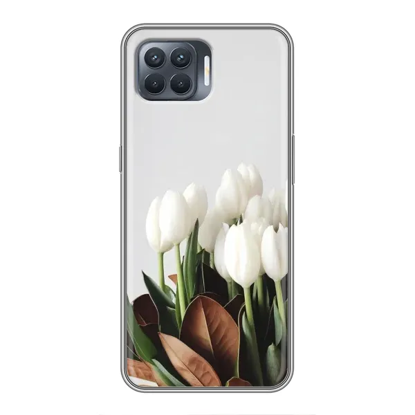 Чехол с рисунком «Букет тюльпанов» для OPPO Reno 4 Lite