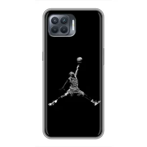 Силиконовый Чехол Nike Air Jordan на Оппо Рено 4 Лайт (Джордан)