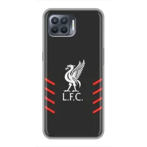 Силиконовые Чехлы принт Футбол на OPPO Reno 4 Lite (Эмблема Liverpool)