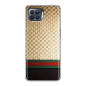 Чехлы Бренд GUCCI для OPPO Reno 4 Lite (Фон Гуччи)