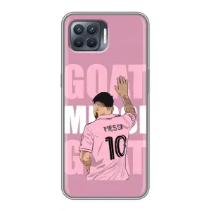 Чехлы Лео Месси в Майами на OPPO Reno 4 Lite (GOAT MESSI)