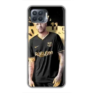 Силиконовый Чехол OPPO Reno 4 Lite (Gold Neymar)