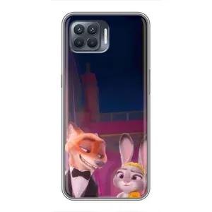 Силиконовый чехол с принтом Зоотрополіс для OPPO Reno 4 Lite (Главные герои)