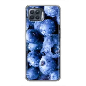 Чехол с изображением вкусной еды для OPPO Reno 4 Lite (Голубика)