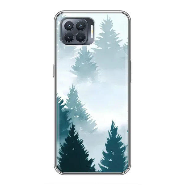 Чехол с рисунком «Горный лес» для OPPO Reno 4 Lite