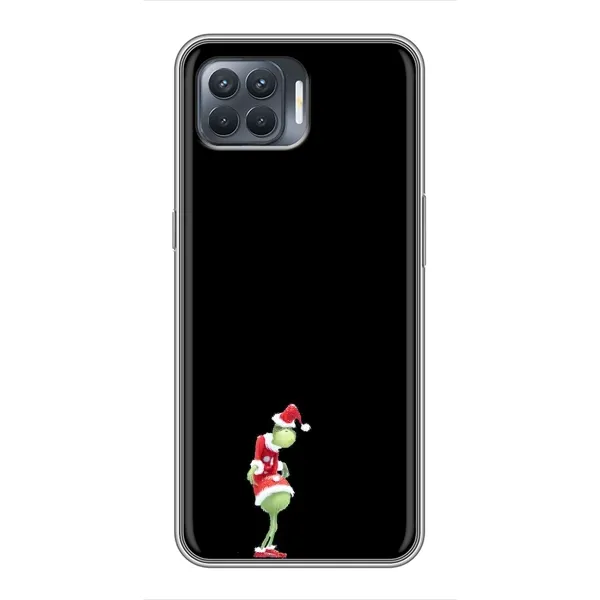 Чехол с рисунком «Гринч на чорном» для OPPO Reno 4 Lite Чехол с рисунком «Гринч на чорном» для OPPO Reno 4 Lite