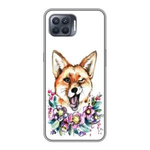 Чехол с Лисичкой для OPPO Reno 4 Lite (Хитрая лиса)