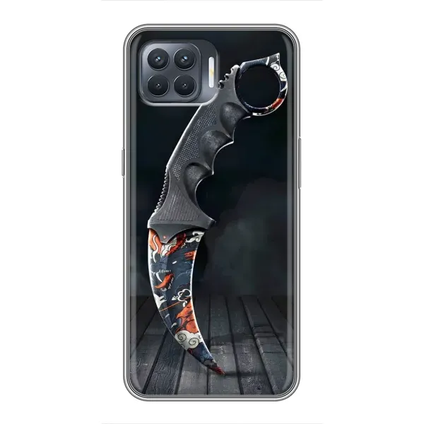 Чехол с рисунком «Кинжал КС ГО» для OPPO Reno 4 Lite Чехол с рисунком «Кинжал КС ГО» для OPPO Reno 4 Lite
