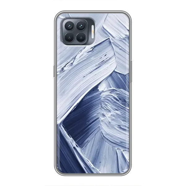Чехол с рисунком «Краски мазки» для OPPO Reno 4 Lite
