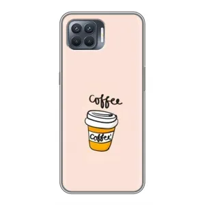 Чехол с изображением вкусной еды для OPPO Reno 4 Lite (Кружка кофе)