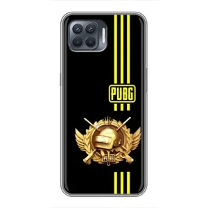 Чехол (TPU) с картинкой "Лого Пабг" на Оппо Рено 4 Лайт (Лого PUPG)